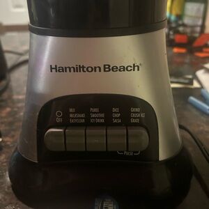 Hamilton Beach Black and Silver Multi-Function Blender